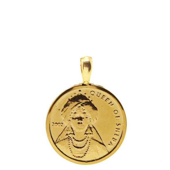 THE DOUBLE Up Coin Necklace Stack in Gold Vermeil